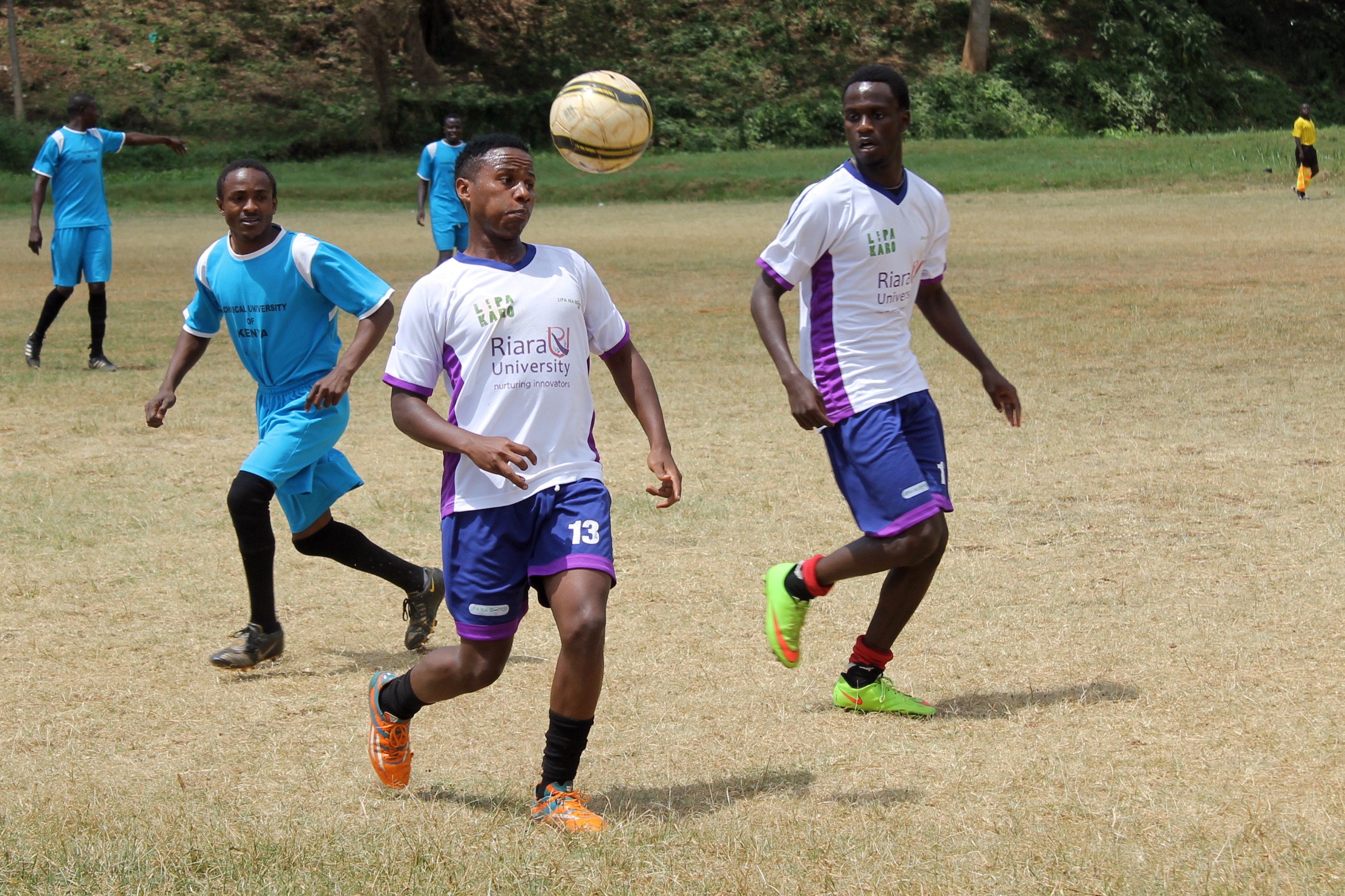 Riara football team ‘payback’ by thrashing daystar in universities soccer league Riara football team ‘payback’ by thrashing daystar in universities soccer league